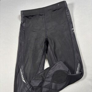 CW-X Stabilyx Compression Tights Women M Black Knee Support Running Pants 125806